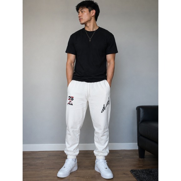 Fila Other - Fila Mens Orson Sweatpants Joggers Size 3XL White Embroidered Logo NWT Athletic